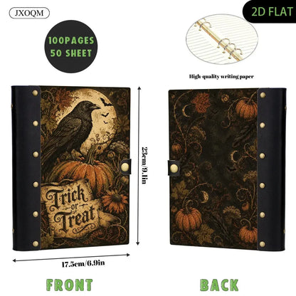 Raven Pumpkin Halloween Journal - Book of Shadows - MoonChildWorld