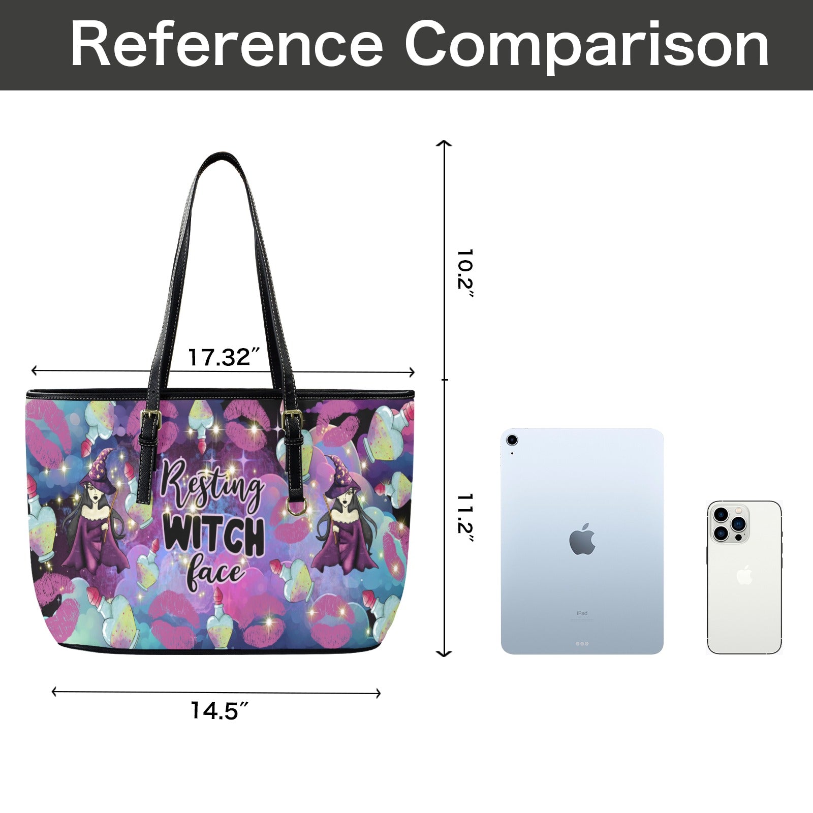 Resting witch face magic Tote Bag-MoonChildWorld