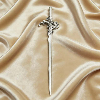 Retro Viking Trident Simulation Sword Hairpin Set Pagan Viking Hair Accessories-MoonChildWorld