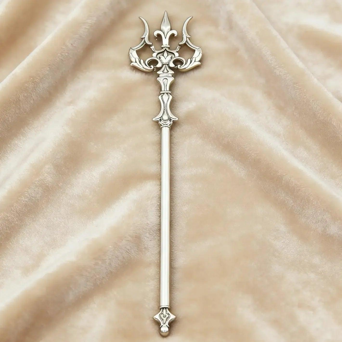 Retro Viking Trident Simulation Sword Hairpin Set Pagan Viking Hair Accessories-MoonChildWorld