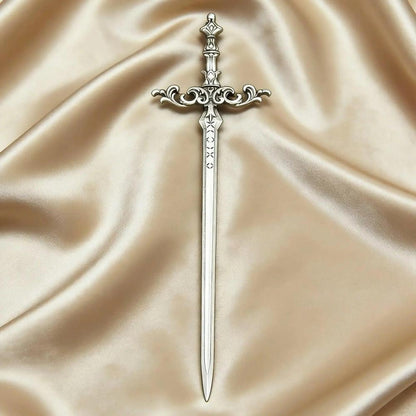 Retro Viking Trident Simulation Sword Hairpin Set Pagan Viking Hair Accessories-MoonChildWorld