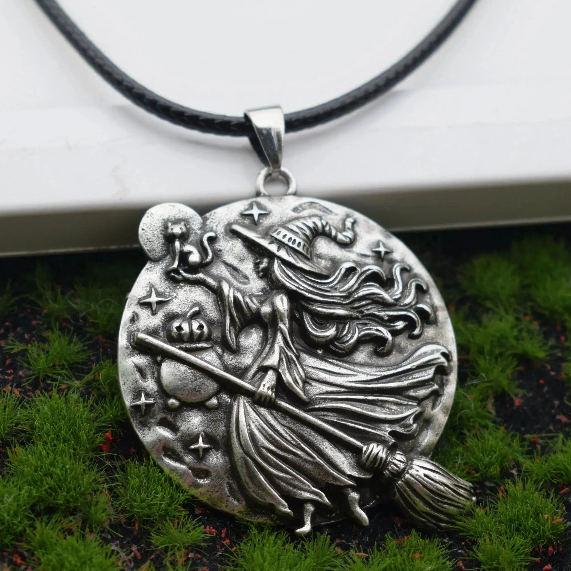 Gothic Witch Necklace Witchcraft Jewelry Wicca Pagan Jewelry-MoonChildWorld