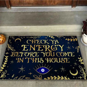 Check Ya Energy Sage Witch Doormat Magic Carpet