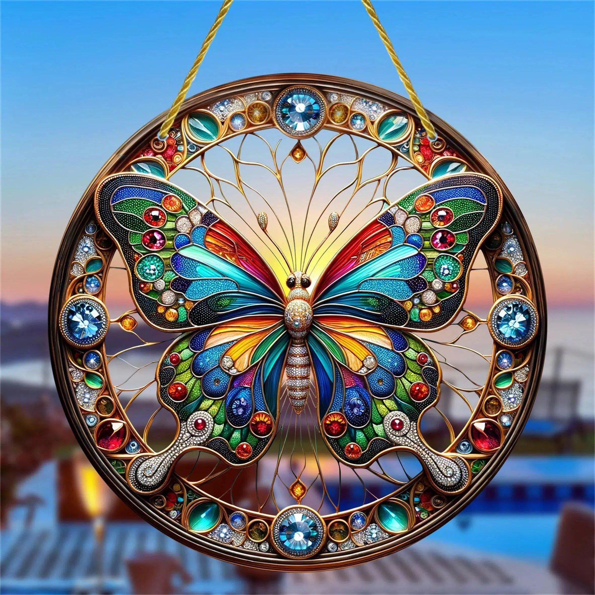 Magic Butterfly Suncatcher Butterfly Acrylic Sign Butterfly Window Decor-MoonChildWorld