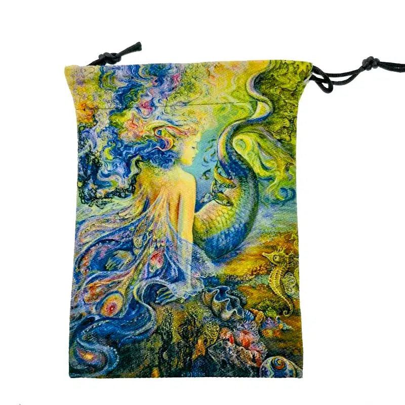 Mystic Velvet Tarot Card Witch Storage Bag Wicca Tarot Pouch-MoonChildWorld