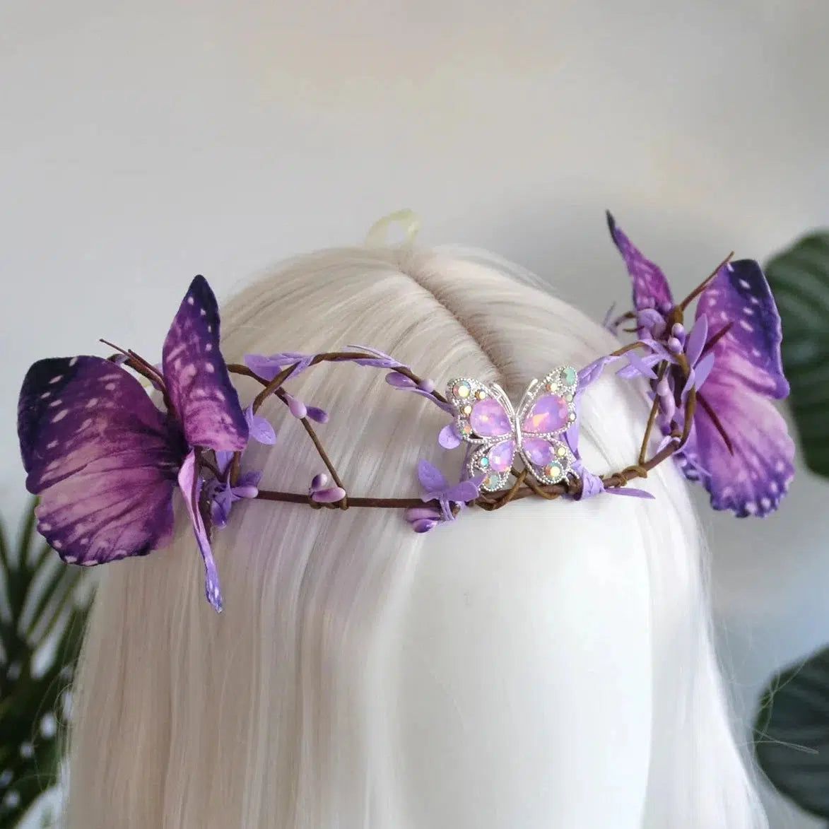 Wiccan Symbol Tiara Elf Crown Mystical Witch Hair Accessories-MoonChildWorld