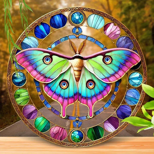 Lunar Moth Suncatcher Butterfly Suncatcher Witchy Insect Window Decor