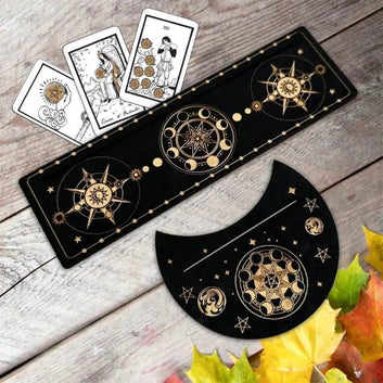 Wood Tarot Cards Holder Witch Divinations Tools