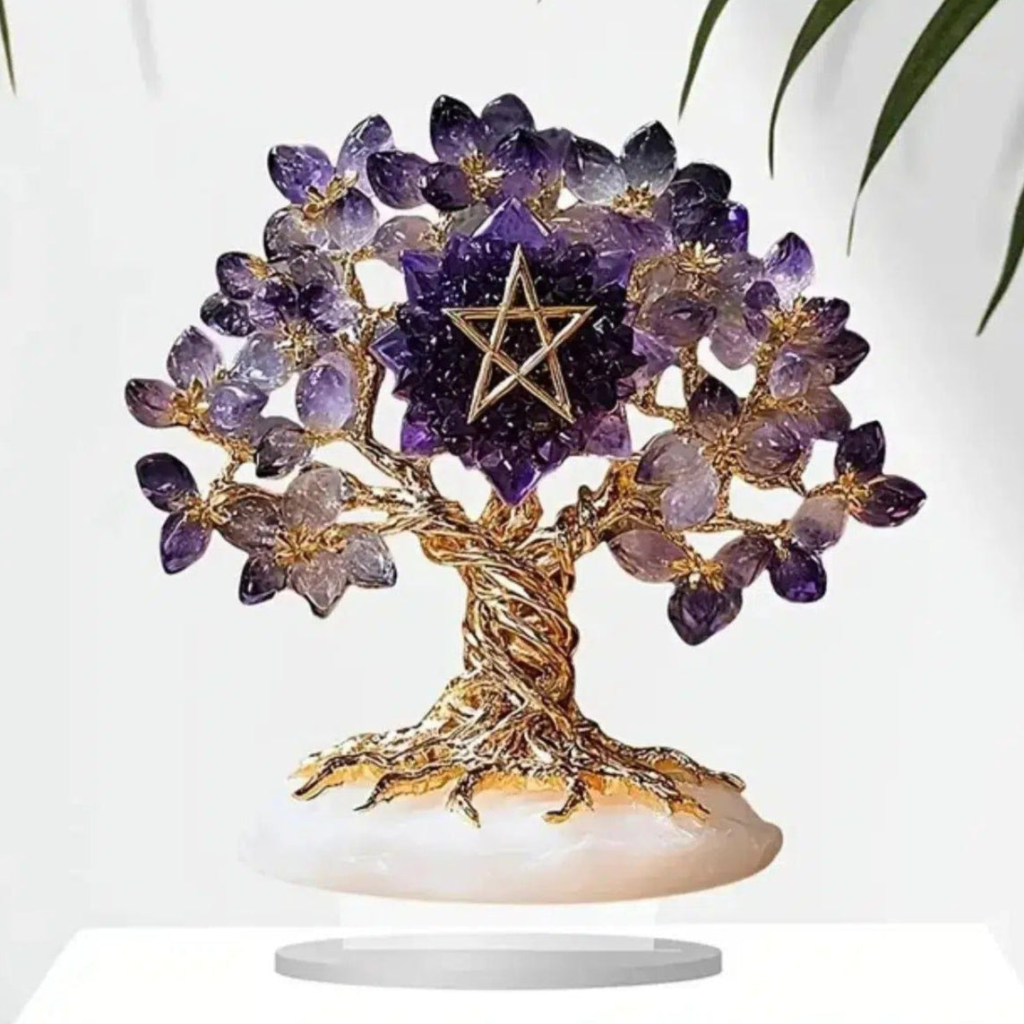 Spirit Tree of Life Table Ornament Wicca Tree of Life Acrylic Sign Pagan Desk Decor-MoonChildWorld