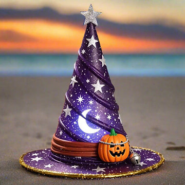 Spooky Witch Hat Night Light Set for Halloween Decor-MoonChildWorld