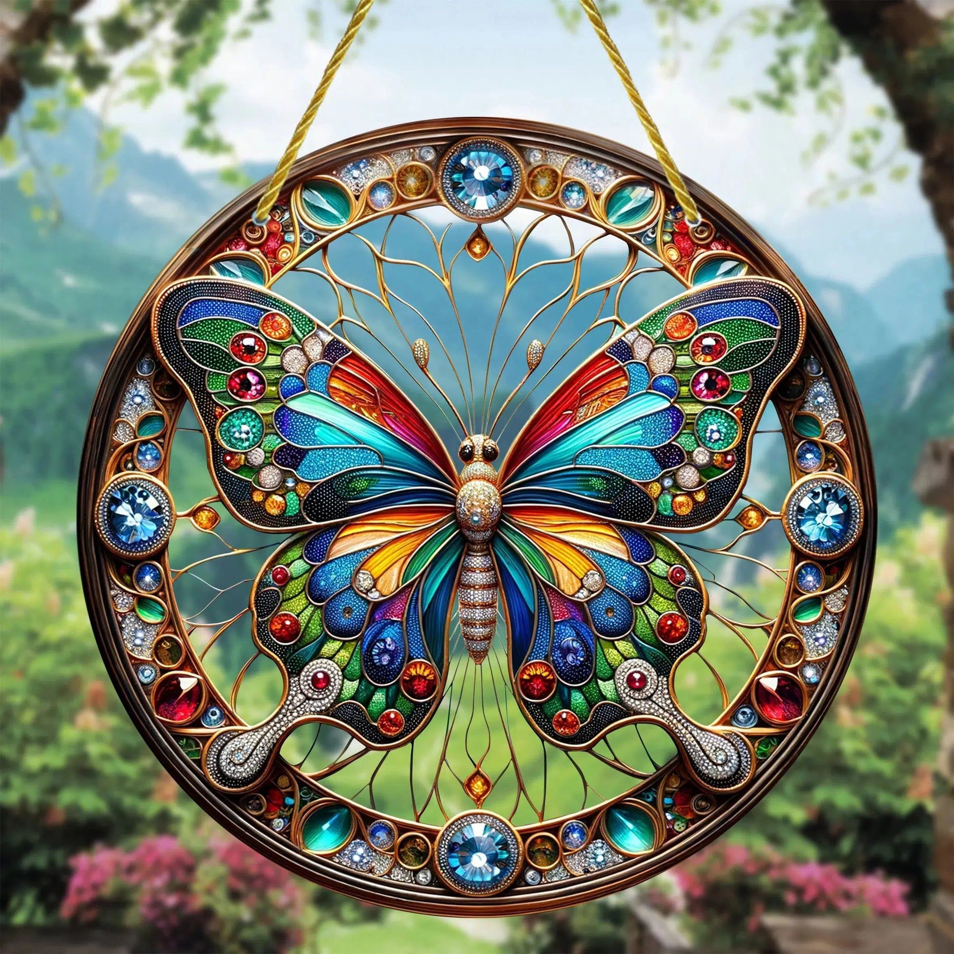 Magic Butterfly Suncatcher Butterfly Acrylic Sign Butterfly Window Decor-MoonChildWorld