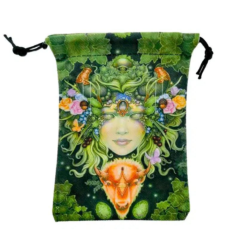 Mystic Velvet Tarot Card Witch Storage Bag Wicca Tarot Pouch-MoonChildWorld