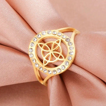 Pagan Wicca Jewelry Witch Knot Ring Witchcraft Celtic Knot Ring-MoonChildWorld