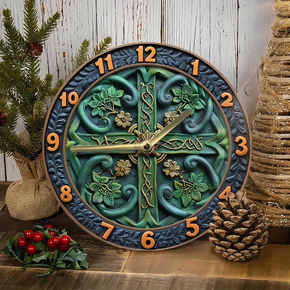 Celtic Knot Pagan Wall Clock for Wicca Wall Decor-MoonChildWorld