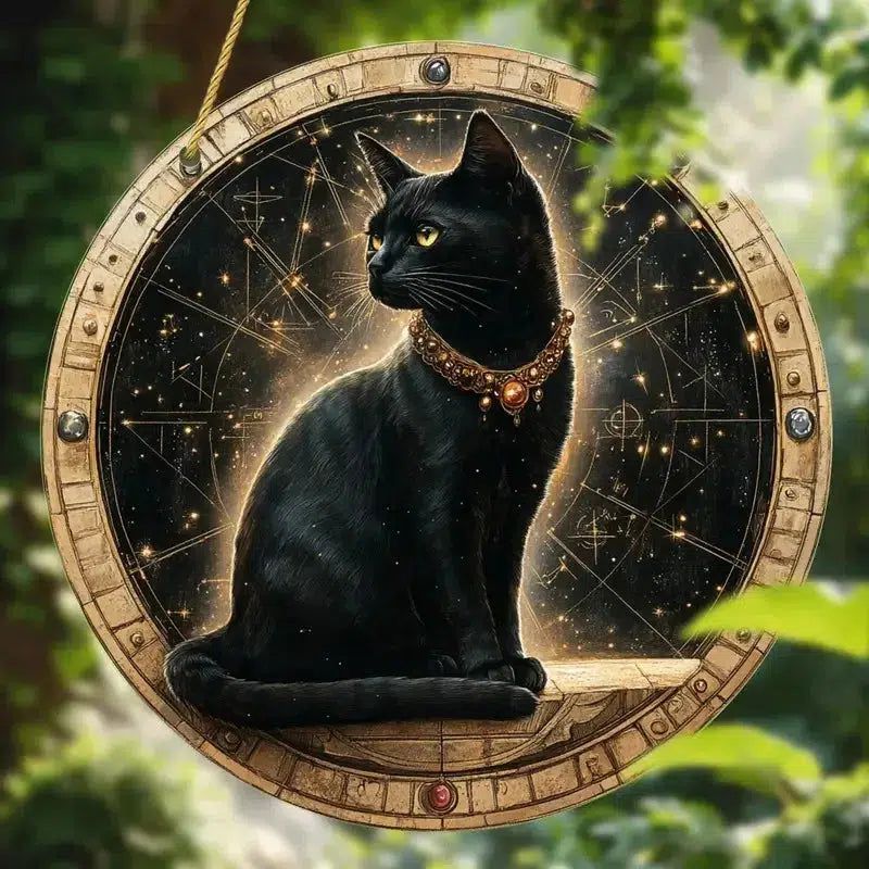 Spiritual suncatcher Mystic window decor Gothic window art Witchy Hanging Ornament for Christmas, Halloween-MoonChildWorld