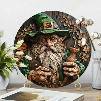 Forest Wizard Metal Sign Pagan Home Decor