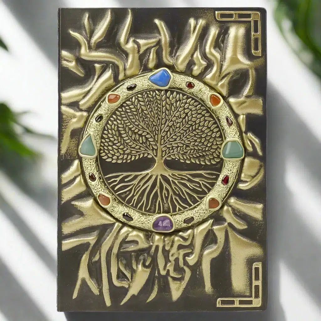 Natural Stones Tree of Life Notebook Pagan Journal-MoonChildWorld