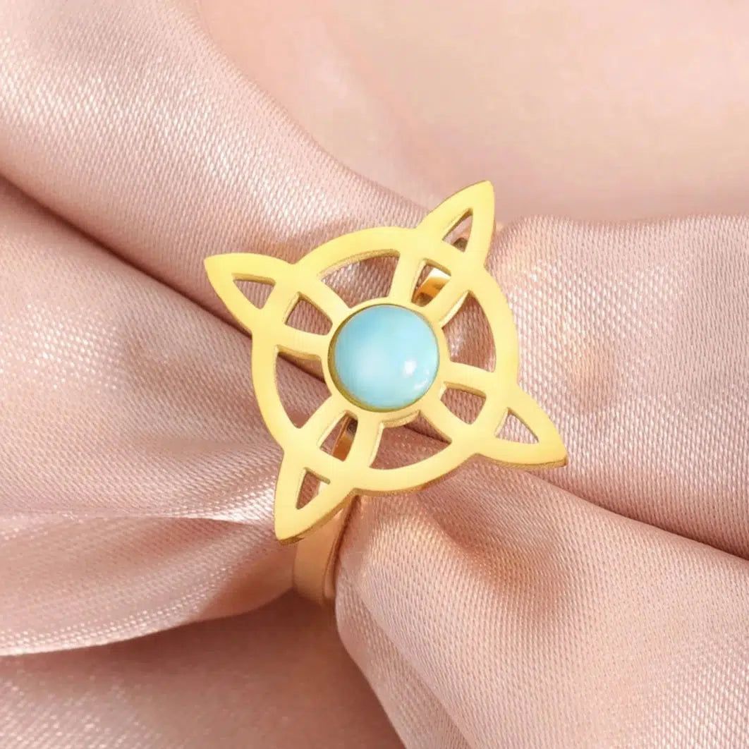 Celtic Knot Ring Witchcraft Witch Knot Ring Amulet Jewelry-MoonChildWorld