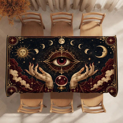 Tarot table cloth – machine washable altar cover