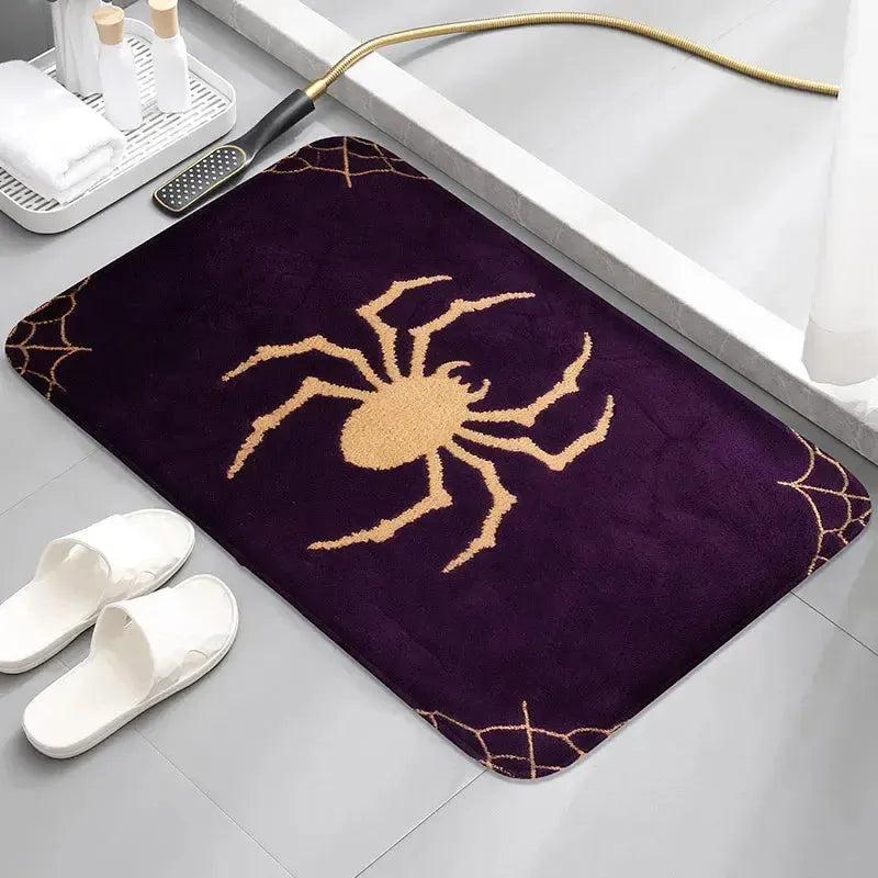 Spooky Halloween Doormat - Cute Ghost, Pumpkin and Spider Design Gothic Witch Home Decor-MoonChildWorld