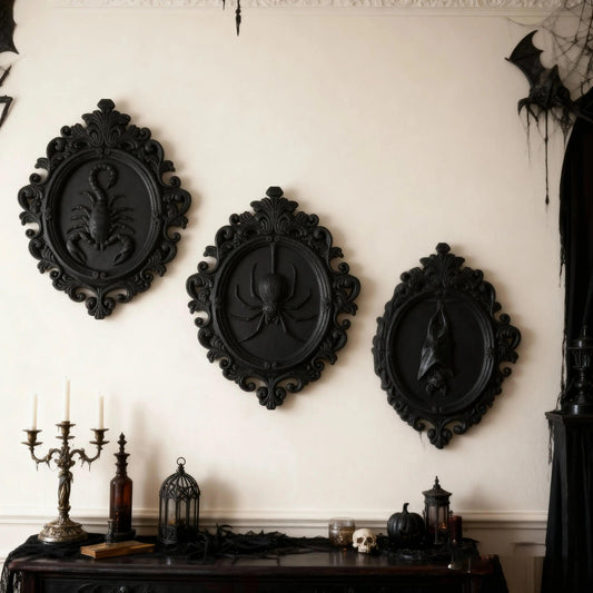 Dark Scorpions Spiders Bat Gothic Decorative Hanging Ornament for Witch Home Decor