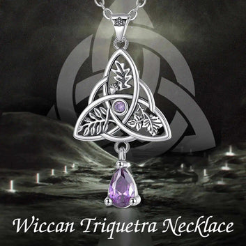 Witch Celtic Knot Necklace Witchcraft Jewelry