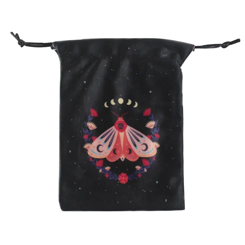 Velvet Tarot Cards Storage Bag Animal Tarot Pouch Rune Dice Crystal Jewelry Bag-MoonChildWorld