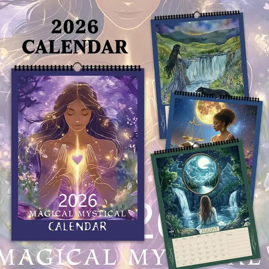 2026 Enchanted Mystic Wall Calendar Magical Calendar for Witch, Wicca, Pagan