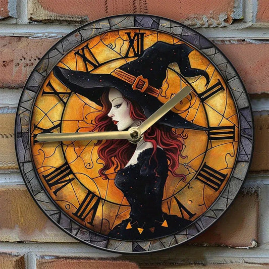 Mystical Witch Wall Clock