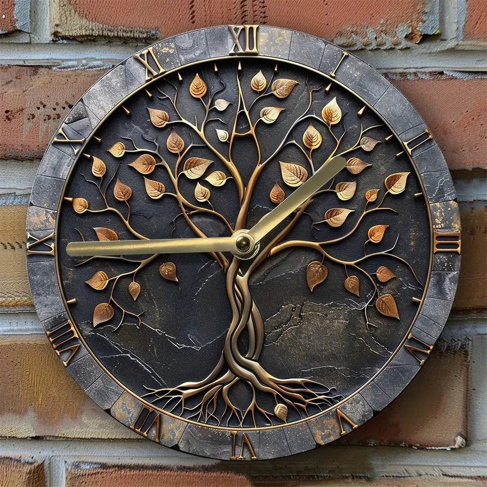 Tree of Life Wall Clock Pagan Wall Clock-MoonChildWorld