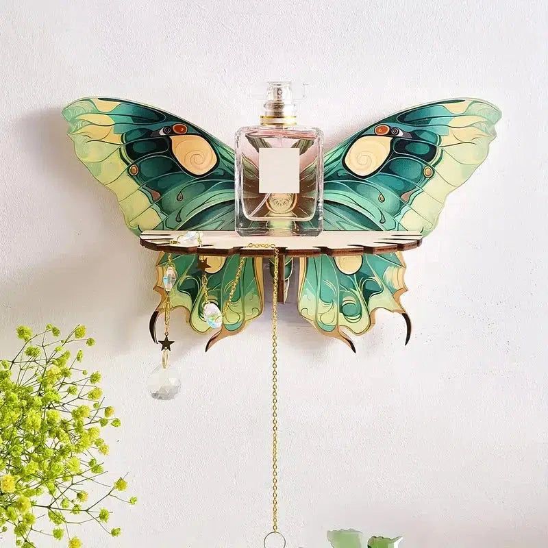 Creative Butterfly Storage Holders & Racks Butterfly Moth Shelf Witchy Wall Decor-MoonChildWorld