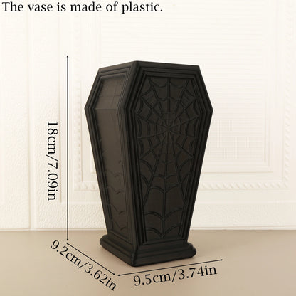 Coffin flower vase – witchy Halloween tabletop decor