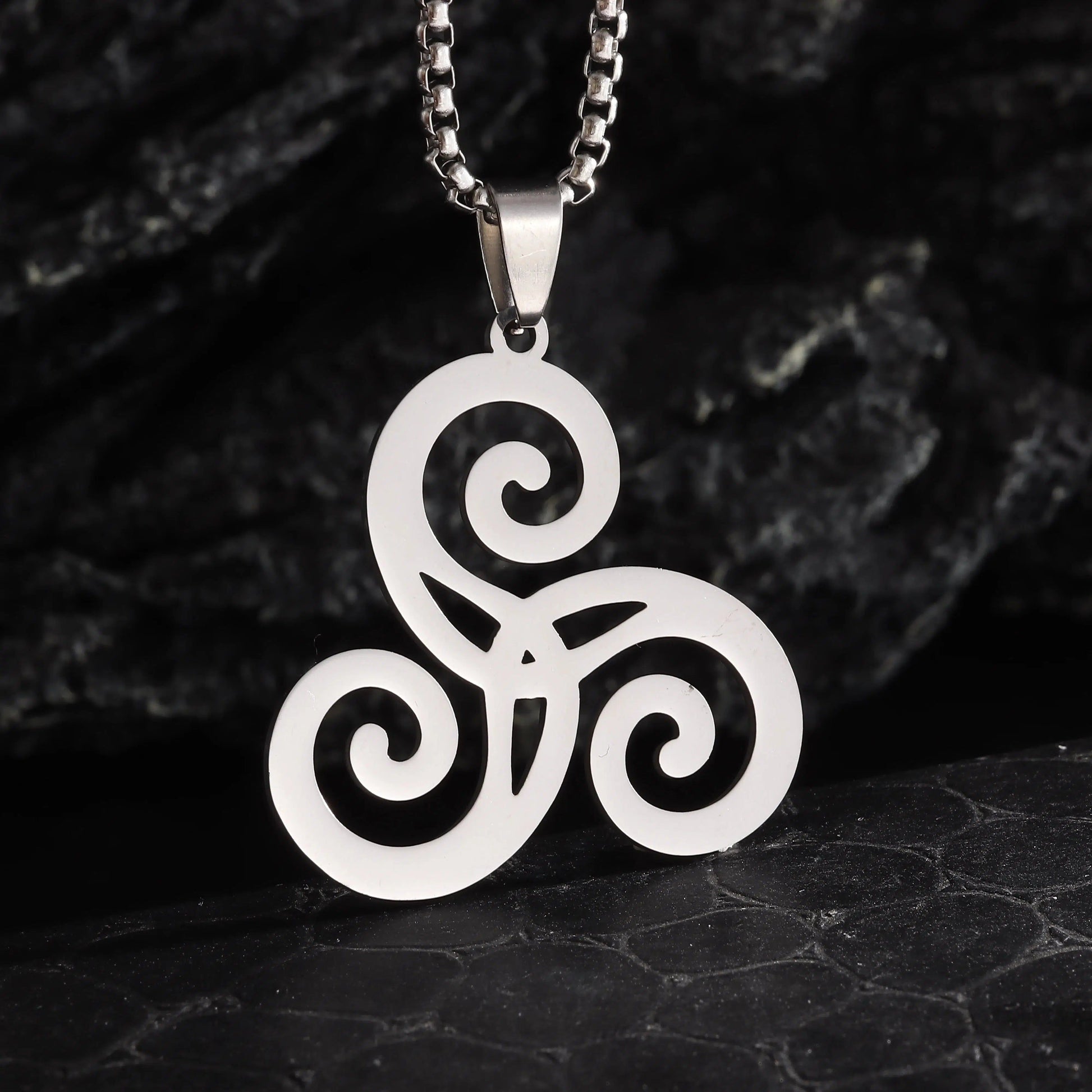 Spiral Celtic Witch Necklace Pagan Wiccan Necklace-MoonChildWorld