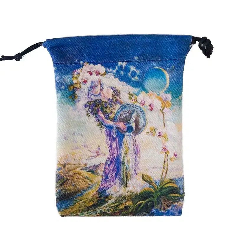 Mystic Velvet Tarot Card Witch Storage Bag Wicca Tarot Pouch-MoonChildWorld