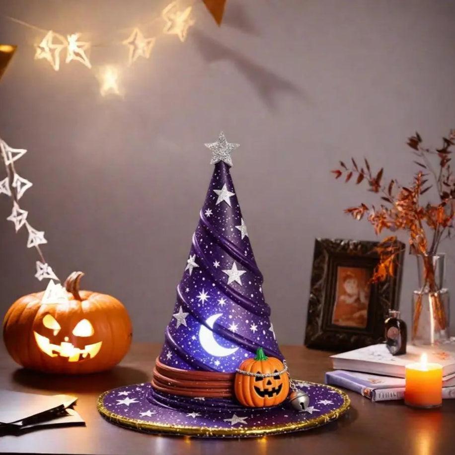 Spooky Witch Hat Night Light Set for Halloween Decor-MoonChildWorld