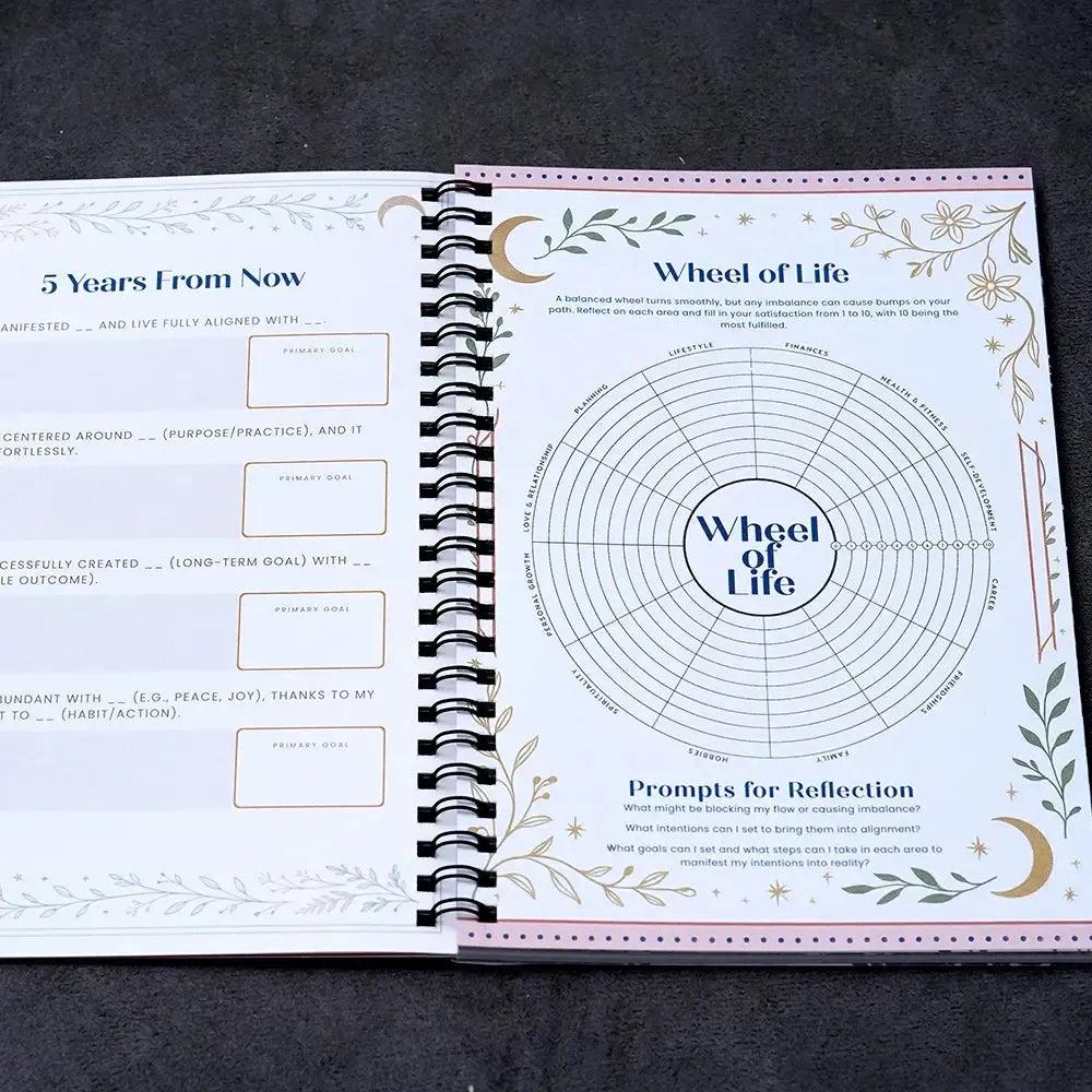 2026 Modern Witch Planner Witchy Journal Grimoire Moon Manifestation Tarot Journal Moon Phases 122 Pages Daily Spiritual-MoonChildWorld
