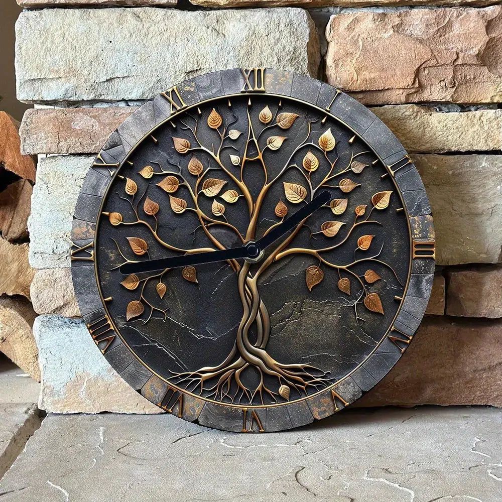 Tree of Life Wall Clock Pagan Wall Clock-MoonChildWorld