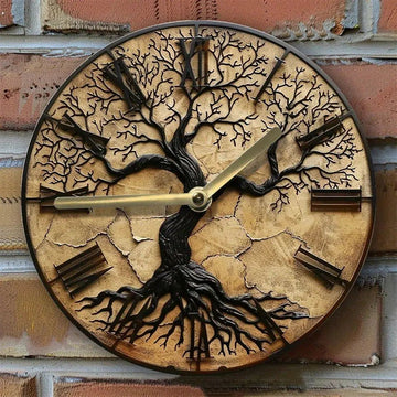 Vintage Tree of Life Wall Clock Wicca Pagan Wall Clock-MoonChildWorld