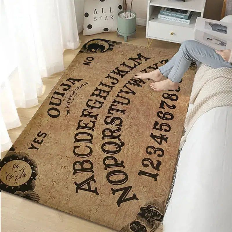 Halloween Ouija Board Area Rugs-MoonChildWorld