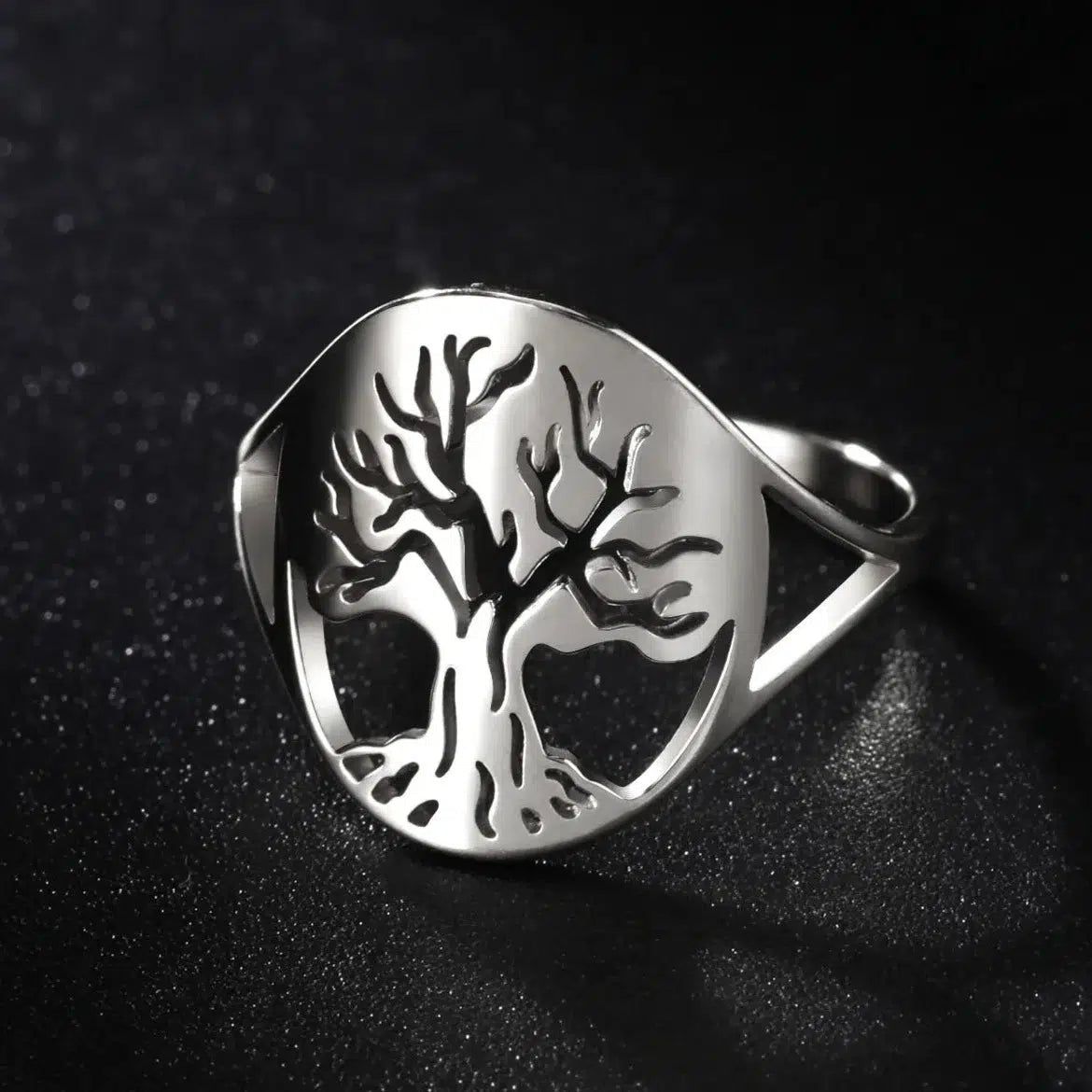 Pagan Jewelry Tree of Life Ring-MoonChildWorld