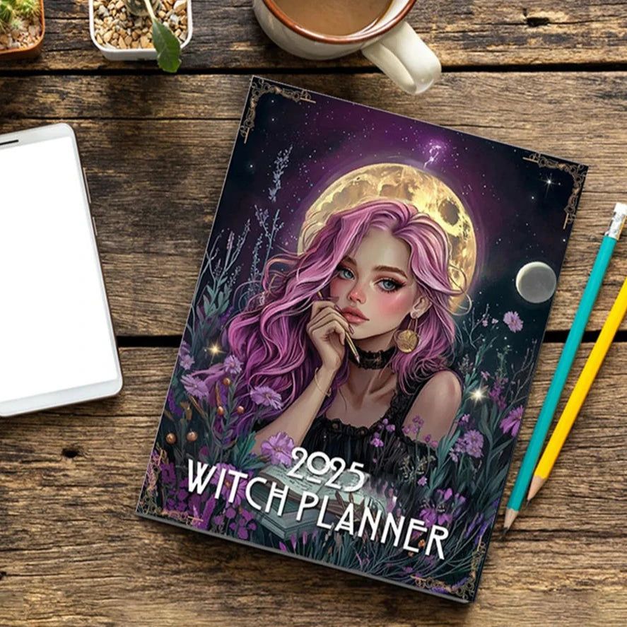 Witches Planning Calendar Notebook 2025 Witches Weekly Planner-MoonChildWorld