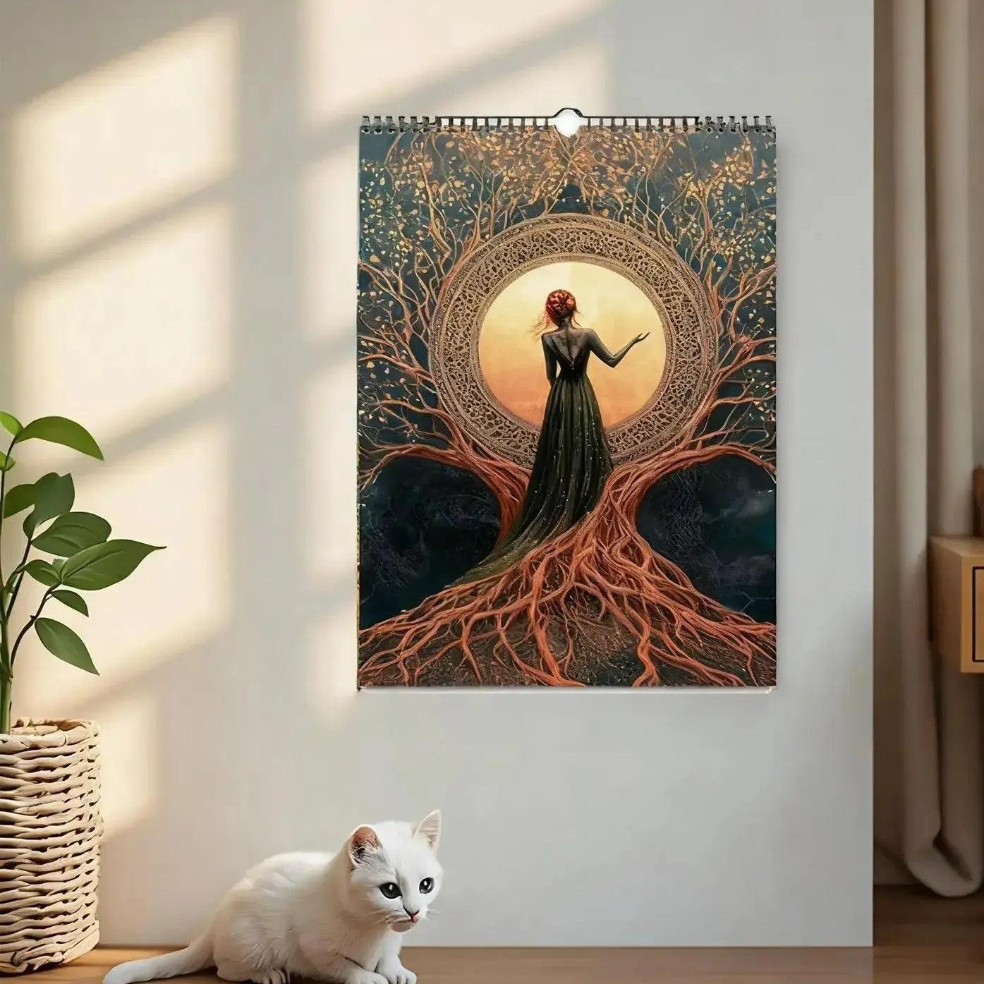 2026 Tree of Life Wall Calendar Monthly Planning Calendar for Wicca Pagan-MoonChildWorld