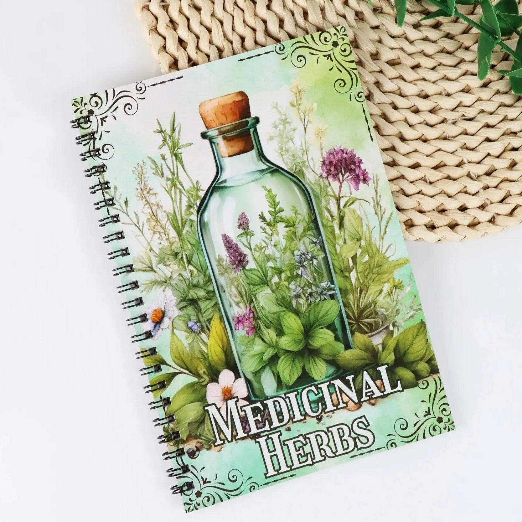 Spell Jars Magical Herb Book Guides Hardcover Illustrated Books Spiritual Growth and Occult Studies-MoonChildWorld
