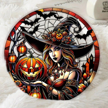 Enchanting Witch Suncatcher Halloween Window Art-MoonChildWorld