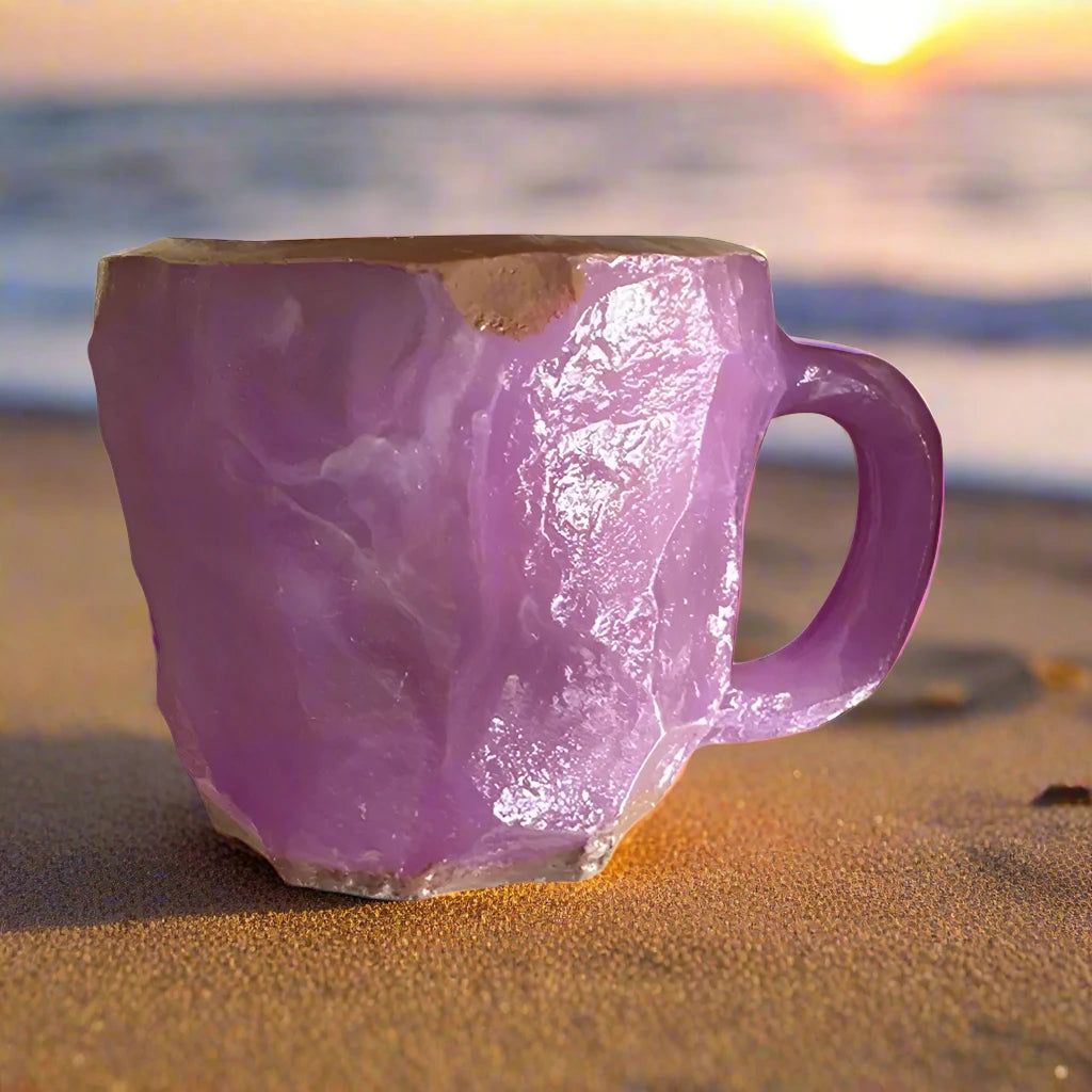 Mineral Crystal Coffee Mugs Natural Mineral Crystal Mug-MoonChildWorld