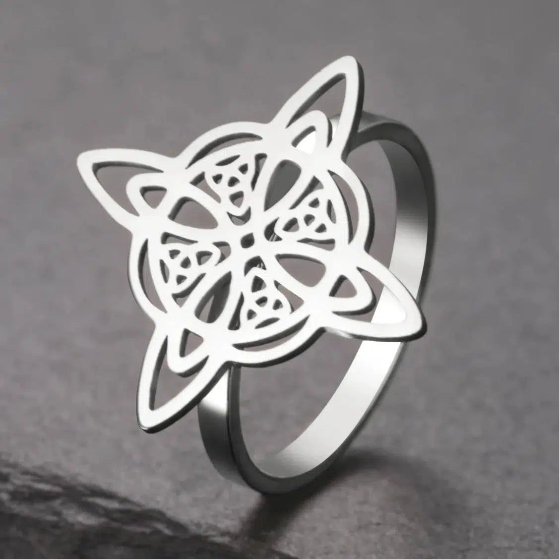 Witch Knot Ring Witchcraft Celtics Knot Ring Amulet Jewelry-MoonChildWorld