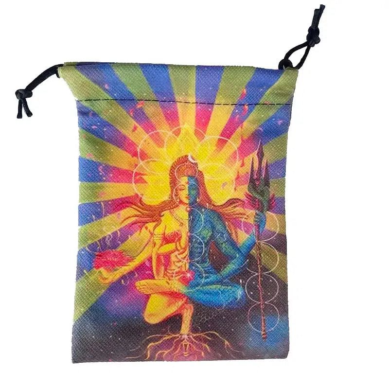 Mystic Velvet Tarot Card Witch Storage Bag Wicca Tarot Pouch-MoonChildWorld