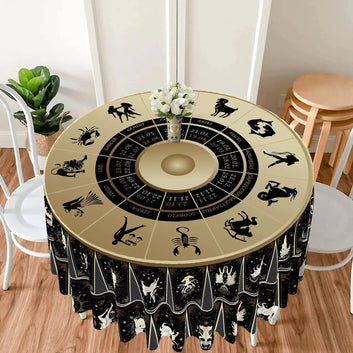 Tarot Circular Table Cloth Pagan Table Cover