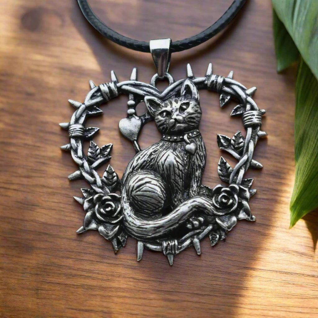 Gothic Witch Necklace Witchcraft Jewelry Wicca Pagan Jewelry-MoonChildWorld