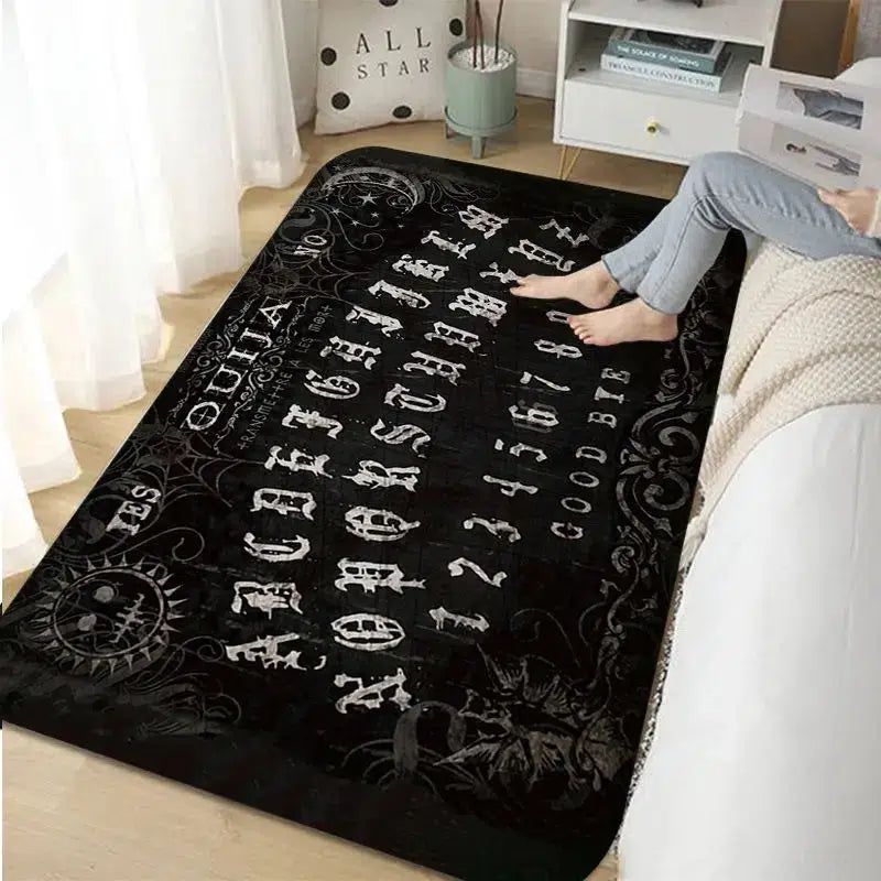 Halloween Ouija Board Area Rugs-MoonChildWorld